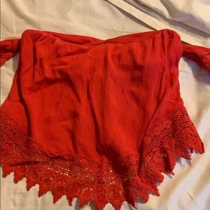 Charlotte Russe off the shoulder top